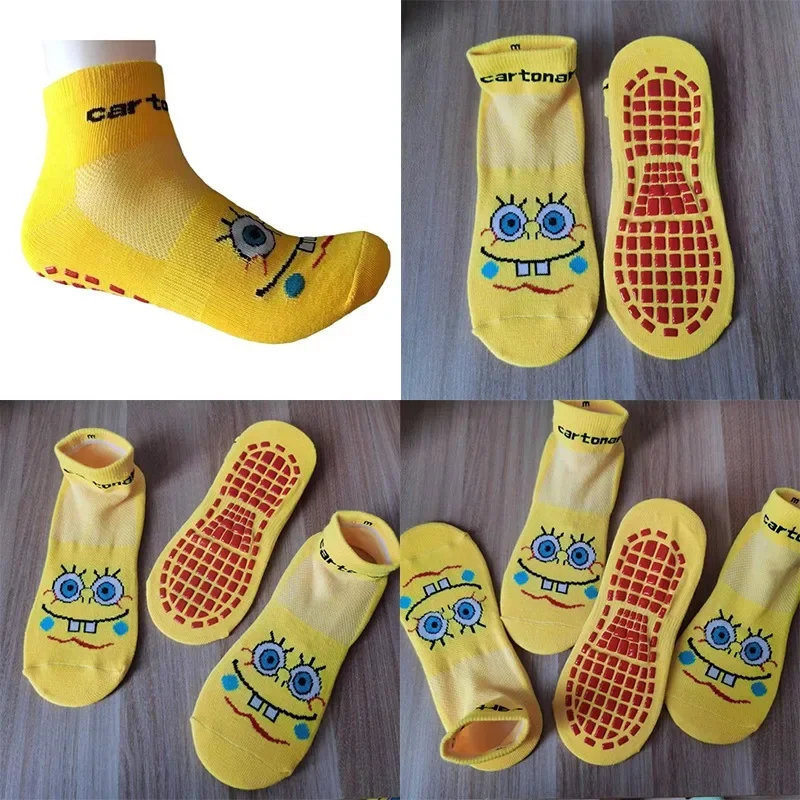 Губка Боб Квадратные штаны аниме персонаж студенческие носки для мальчиков и