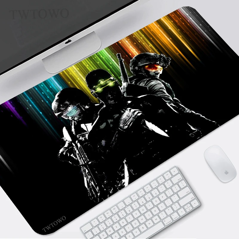

Rainbow Six Siege Mouse Pad Gaming XL Computer New Home Mousepad XXL Desk Mats Natural Rubber Office Soft Carpet PC Mouse Mat