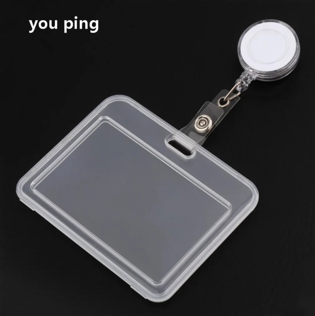 

0, Прозрачная Обложка для карт для мужчин и женщин, студенческих, автобусных карт, выдвижной Бейдж, держатель для визиток, кредитных карт, бан...