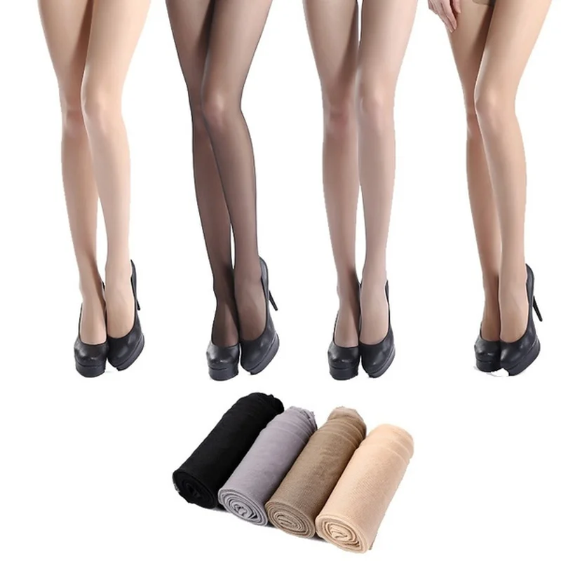 

High Elastic Black Skin Stockings for Women Pantyhose Sexy Skinny Legs Tights Prevent UV Hook Silk Collant Medias Girl Pantys