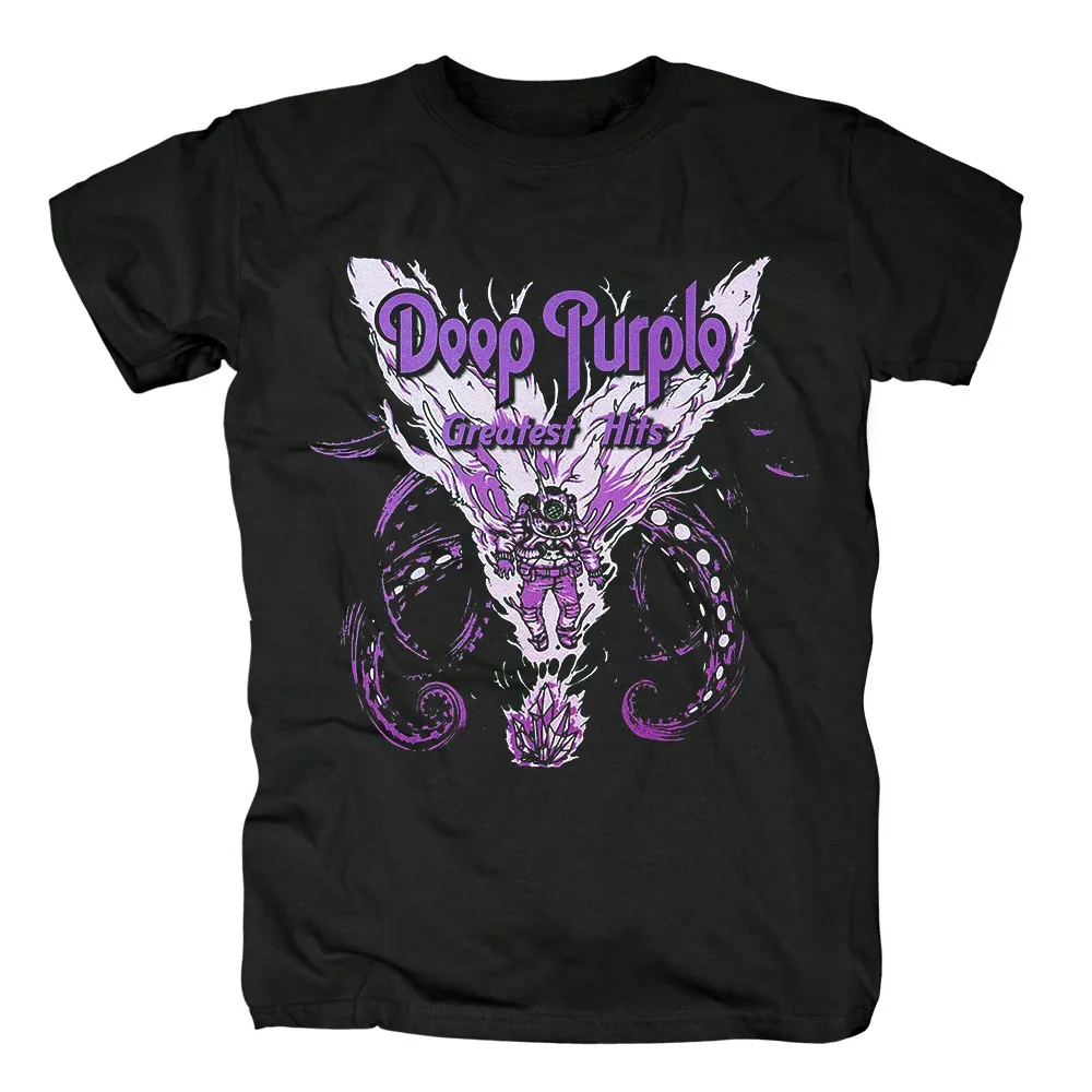 

Deep Purple Tshirt Album A Fire In The Sky T-Shirt Men Woman Fashion T Shirt 100% Cotton Brand Tees Live In Paris 1975 Tshirt