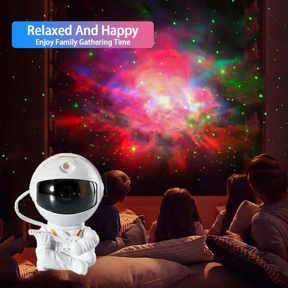

2022 Astronaut Projector Starry Sky Colorful Decorative Night Light Table Ornaments For Bedroom Decor