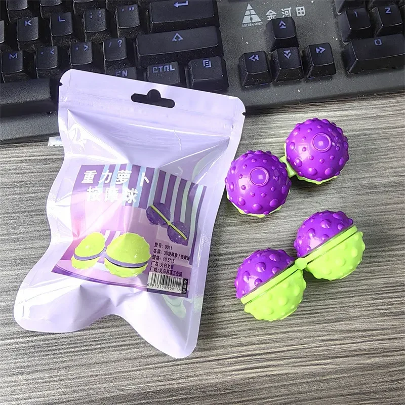 

Сетчатый красный мяч для декомпрессии редис 3d вращающийся на кончик пальца редис мяч редис игрушка для массажа