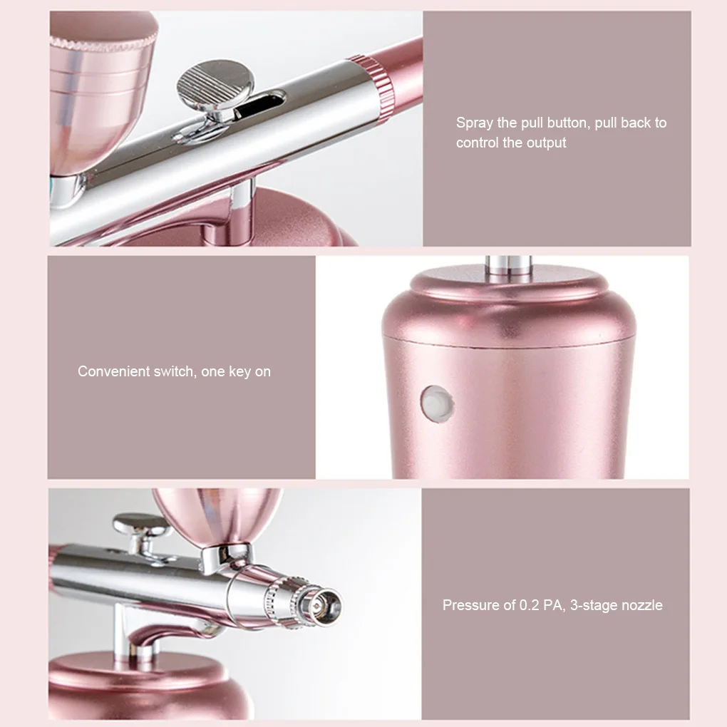 

Mini Air Compressor Kit Air Brush Sprayer Painting Nail Art Desgin Tattoo Craft Makeup Tool