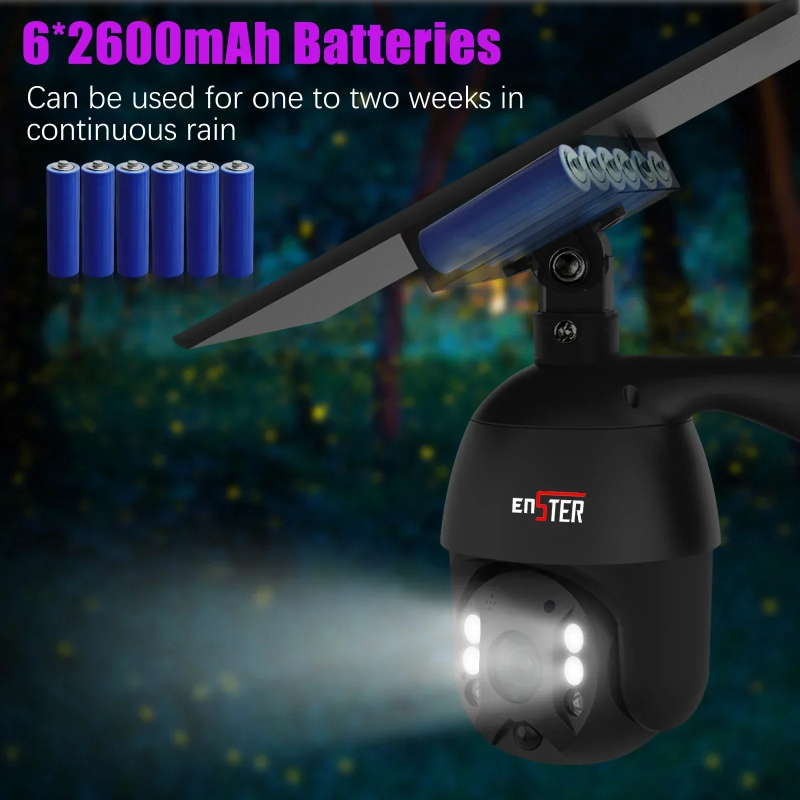 ENSTER новейший PIR ночного видения открытый беспроводной PTZ Wi-Fi HD сеть