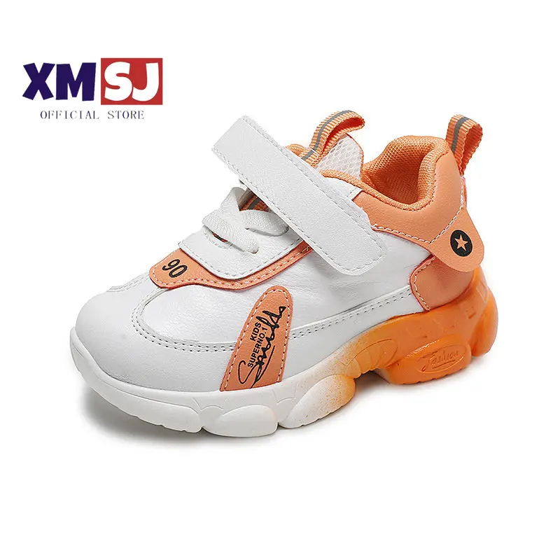 2023 Children Wear-resistant Casual Sports Shoes Baby Anti-slip Toddler Shoes Girls Boys Kids Soft Bottom Running Sneakers