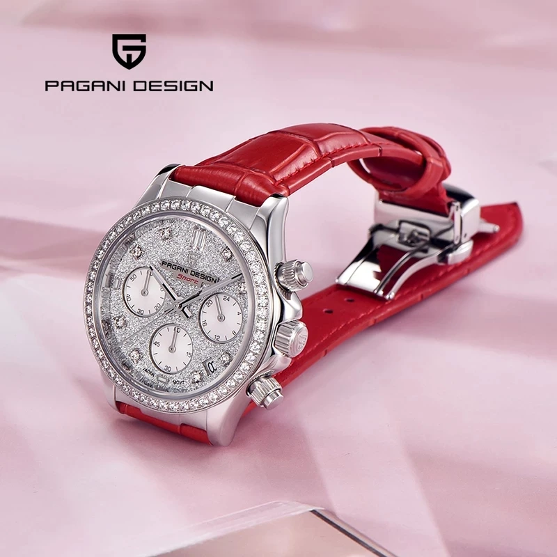 New PAGANI DESIGN Women Watch Luxury Quartz Wristwatches Top Brand Waterproof Clock Sapphire Glass Multifunctional Chronograph enlarge