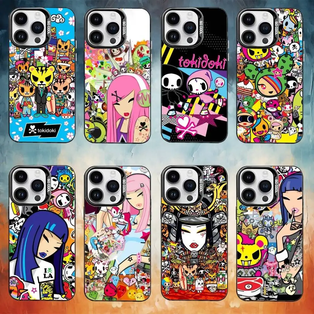 Фото Чехол для телефона T-Tokidoki Comic Art, цвет серебристый, для iPhone 17 16 15 14 13 12 11 Pro Max Plus №1