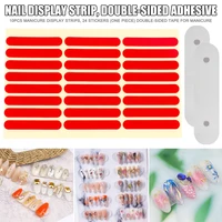 nail double side adhesive tape or false nail tips display show stand holder nail art display board transparent double sided tape