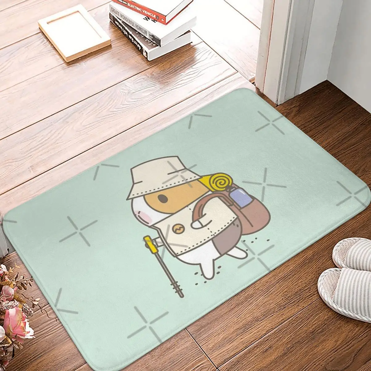 

Bubu The Guinea Pig, Hiking 60x40cm Carpet Polyester Floor Mats Cute Style Durable Home Decor