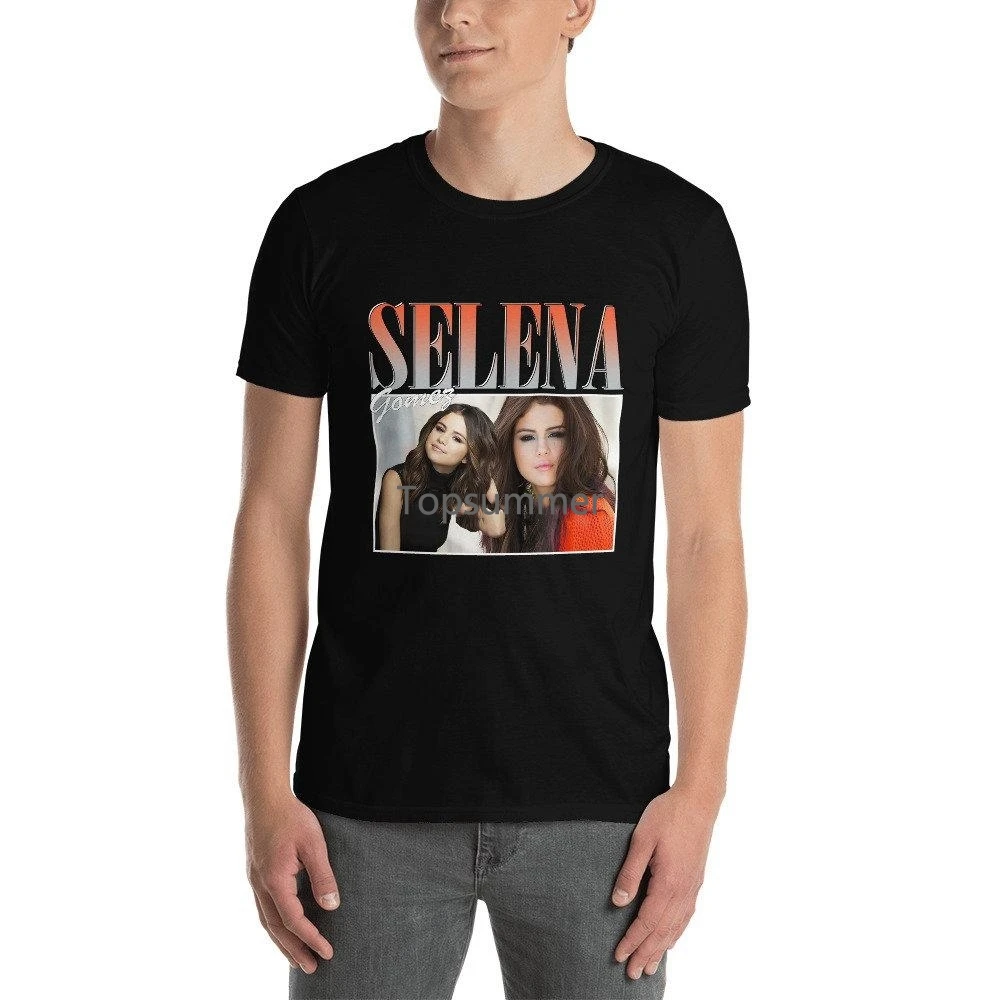

Selena Gomez T Shirt Casual Retro Hip Hop Unisex Shirt