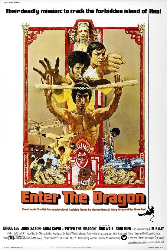 

Enter The Dragon Movie Art Film Print Silk Poster Home Wall Decor