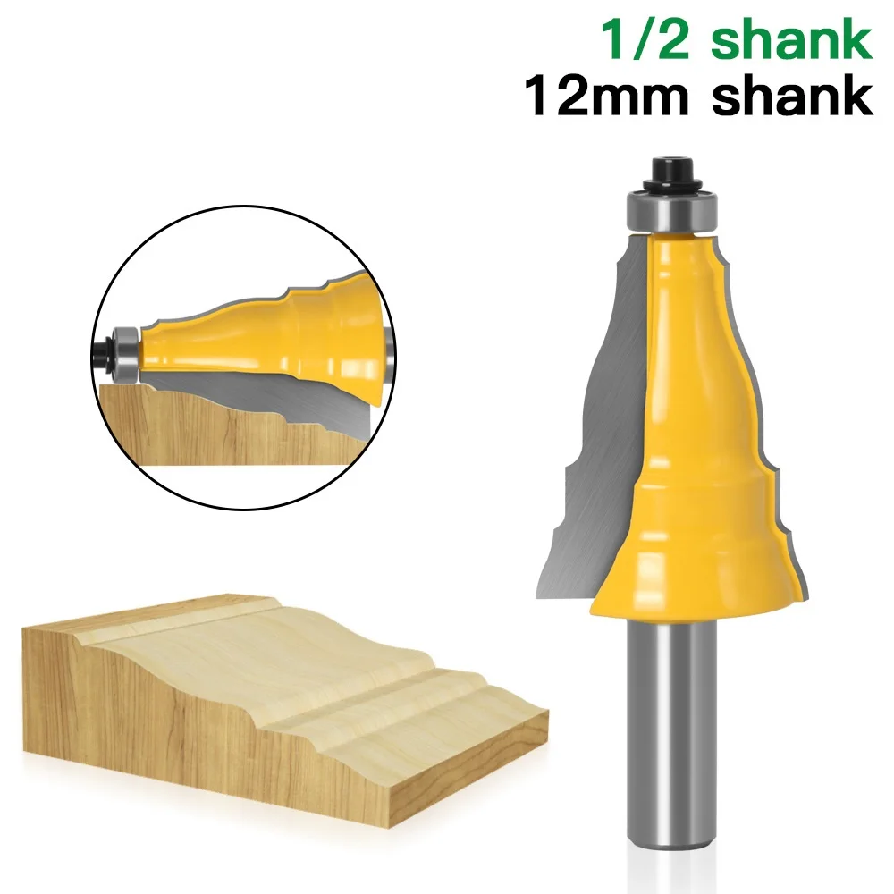 

Door & Window Casing Router Bit - 1/2" Shank 12mm shank - Line knife Woodworking cutter Tenon Cutter for Woodworking Tool