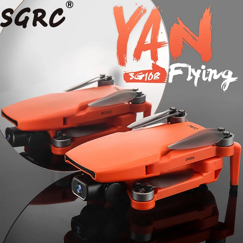

SGRC SG108 Drone 4k HD 5G WiFi GPS Dron Brushless Motor FPV Drone 25 Min Flight Rc Distance 1km Rc Quadcopter Vs E68 Drone
