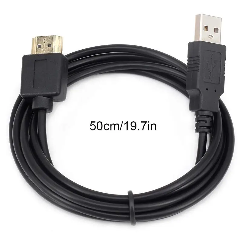 USB-кабель питания для ноутбука ToHDMI-совместимый штекер-штекер зарядный кабель