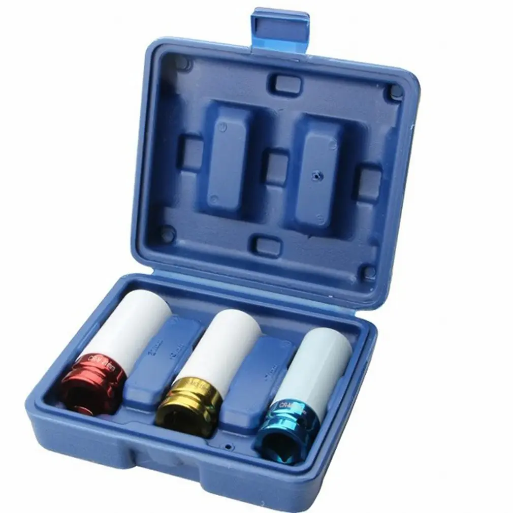 

Protective Sleeve 3-piece Rim Protection Sleeve Color Sleeve Socket Set Tool Hardware Tools Repair Accessories