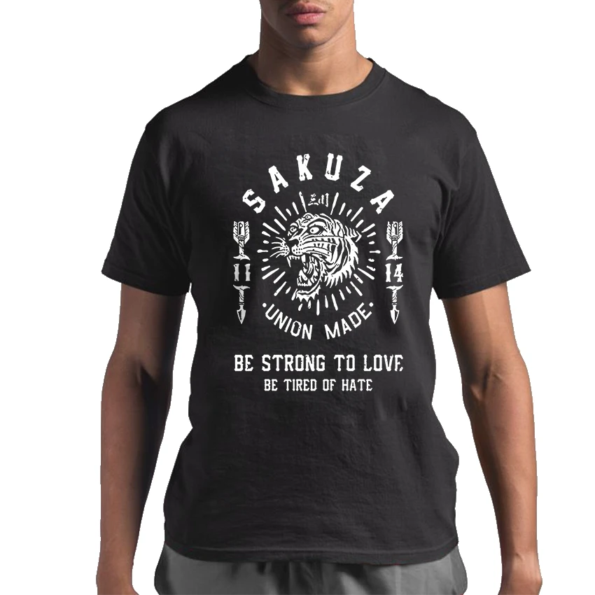 

Прямая поставка, 100% хлопок, футболка унисекс с круглым вырезом и принтом тигра, уличная одежда большого размера, Мужская футболка с коротким...