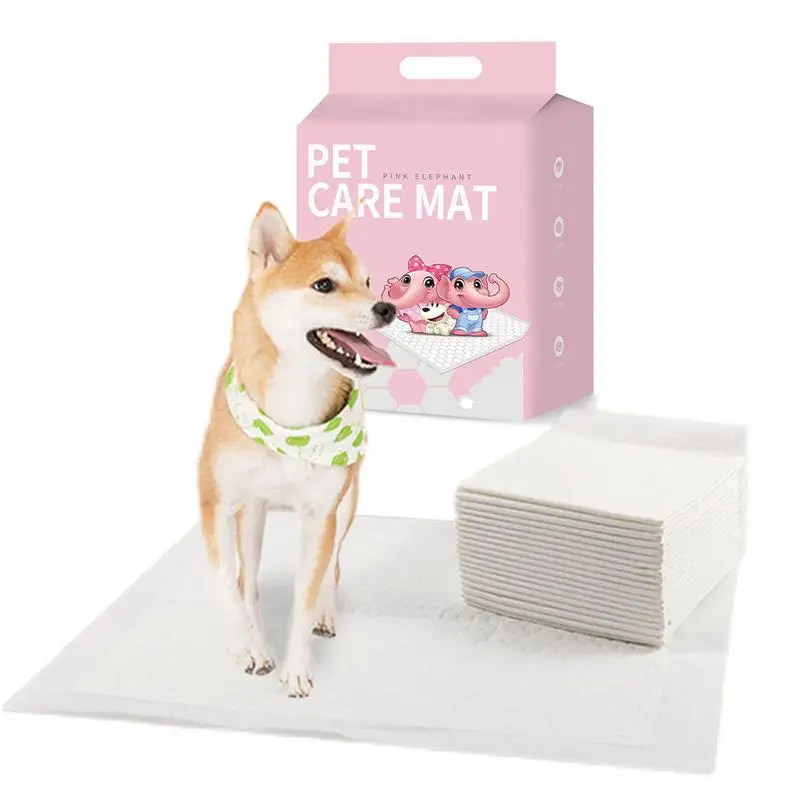 

Pee Pads For Dogs 100 PCS Super Absorbent Pet Training Pads Thick Floor Pee Protector Puppy Essentials For Pets Hamsters Cats