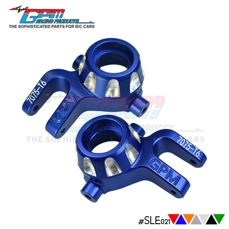 Алюминиевые передние поворотные рычаги GPM 7075 для саней Monster Truck TRAXXAS 95076-4