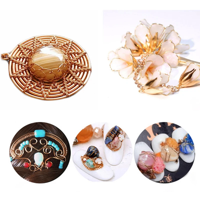 Медная проволока 0 2-1 мм для браслетов ожерелий цветная бисероплетения сделай сам