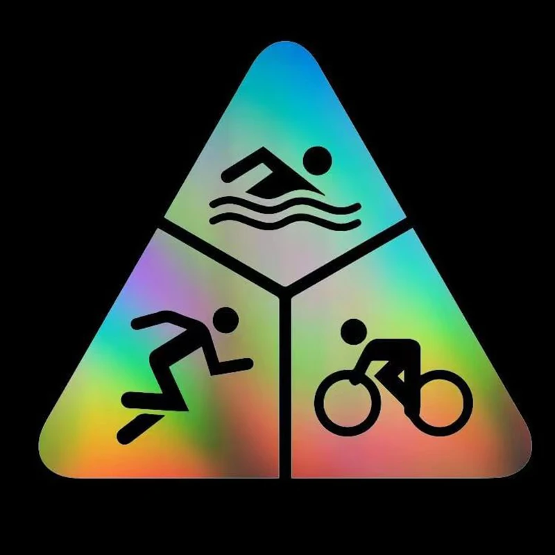 70058 # наклейки для триатлона, бега, мультиспорта, устойчивые к атмосферным воздействиям виниловые наклейки для окон, бампера, ноутбука, поделок