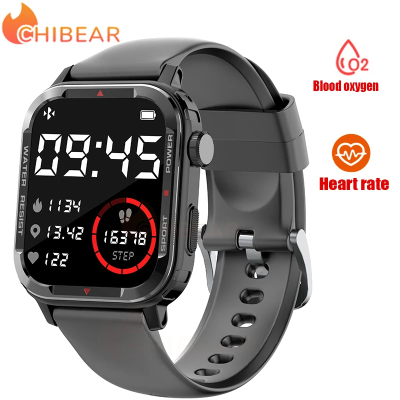 Купи ChiBear Smart Watch Мужчины Для Xiaomi Android IOS Ftiness Часы 123 спортивных режимов 1.85'' Bluetooth Вызов Smartwatch Женщины 2023 Новый за 1,679 рублей в магазине AliExpress