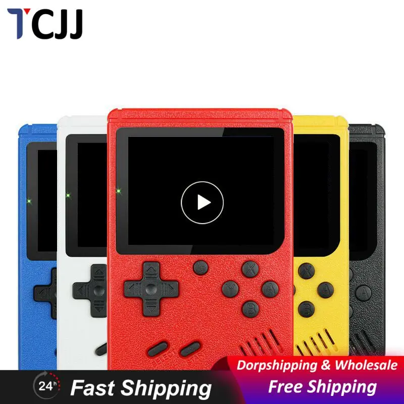 

Rechargeable Mini Game Player Set 500 Games Game Joystick Lightweight Simple Retro Video Game Console Consumer Electronics Blue