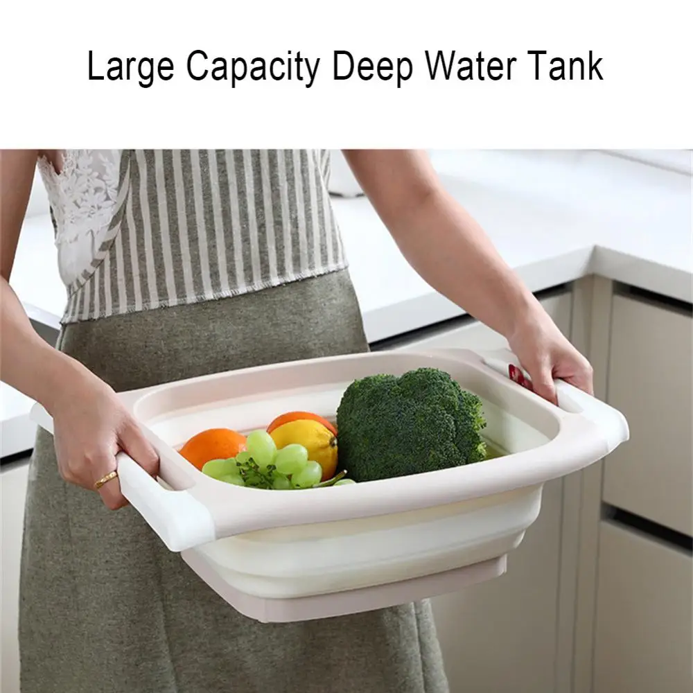 

Многофункциональная портативная корзина, квадратная раковина для мытья овощей, раковина для домашнего хранения, сливная корзина