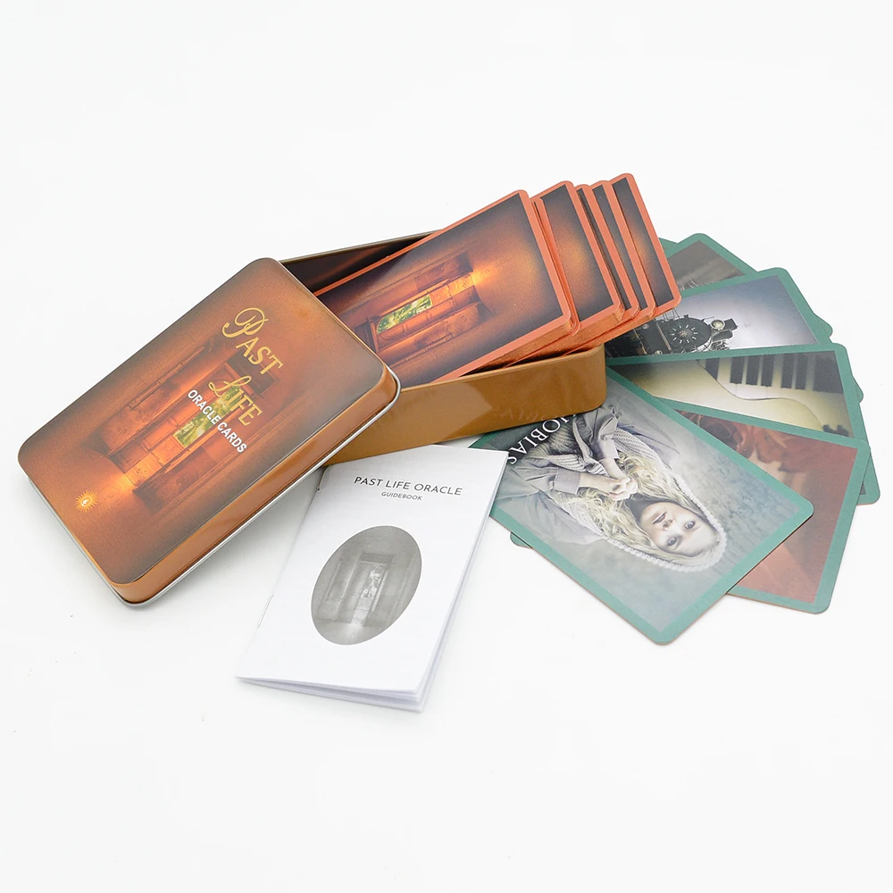 

High-quality Waite Metal Box Rider Tarot Multiplayer Entertainment Family Party Game Mysterious and Interesting Table Card Game