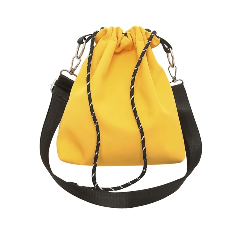 

Simple and Elegant Female Shopper Bag Drawstring Crossbody Bag Perfect for Daily Use and Special Occasions
