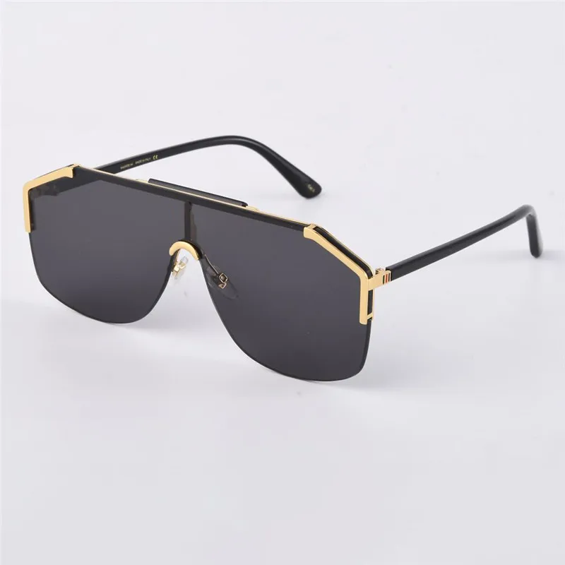 

Sunglasses For Men Women 0291 Summer Style Anti-Ultraviolet Retro Plate Half Frame Eyeglasses Random Box