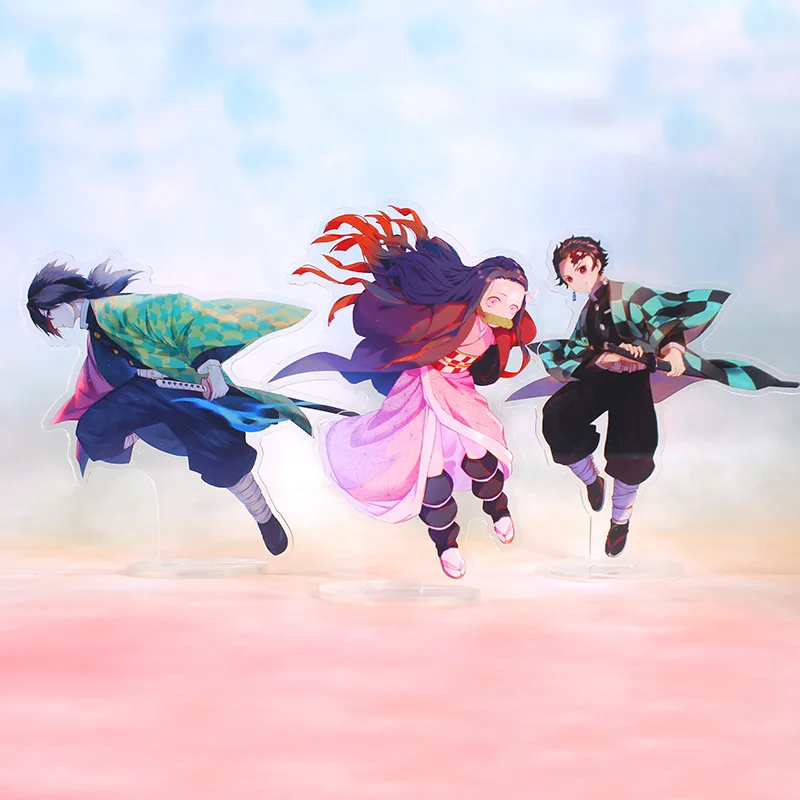 

Demon Slayer Acrylic Stand Anime Action Figures Toys Kimetsu No Yaiba 15CM Kamado Tanjirou Rengoku Kyoujurou Model Decoration