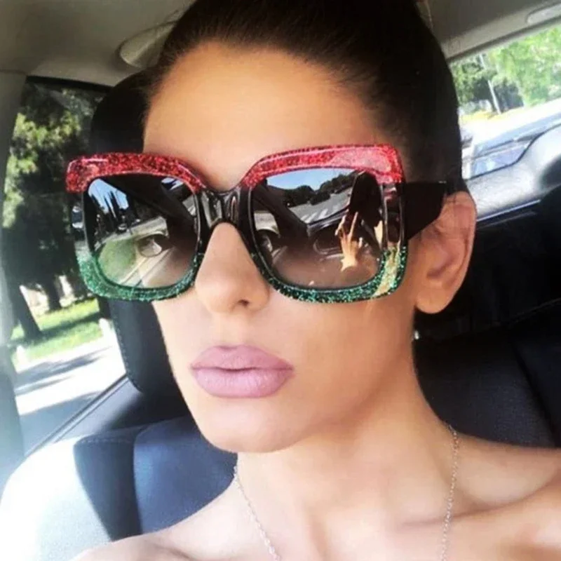 Квадратные Солнцезащитные очки UV400 женские брендовые дизайнерские ...