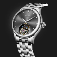 aesop manual mechanical tourbillon sapphire watches for men waterproof flying tourbillon movement men watch steel belt luxury