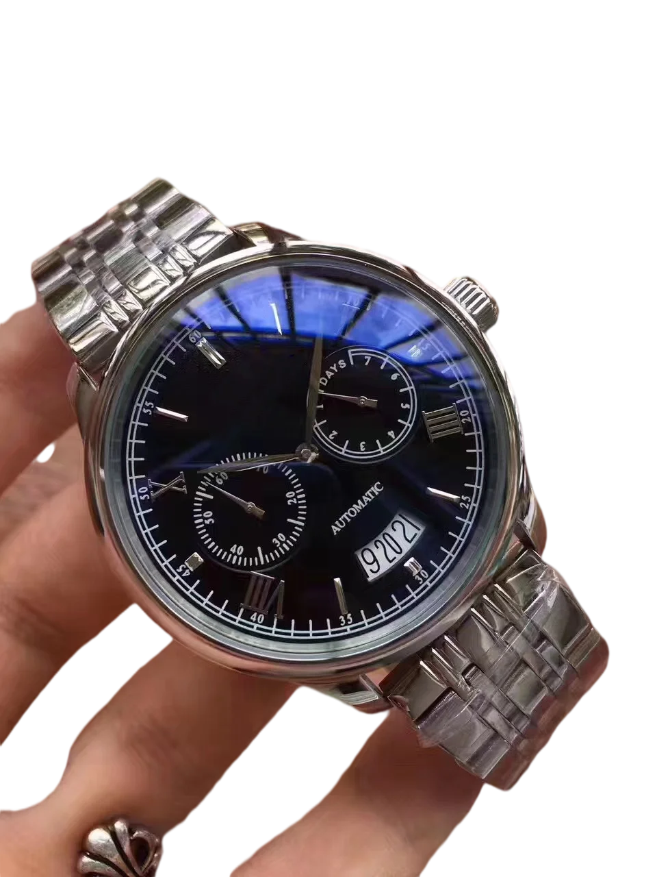 

mens mechanical watch Pilots Prince automatic rose gold