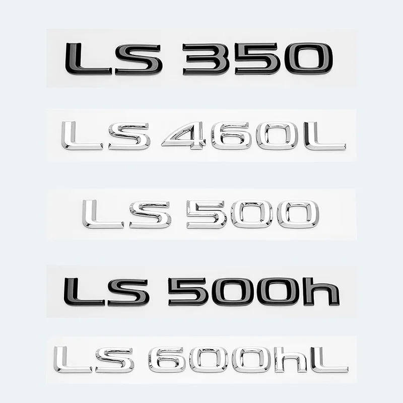 

Автомобильный багажник ABS хром буквы логотипы значок эмблема наклейки Стайлинг стикер для Lexus LS LS350 LS400 LS460 LS460L аксессуары