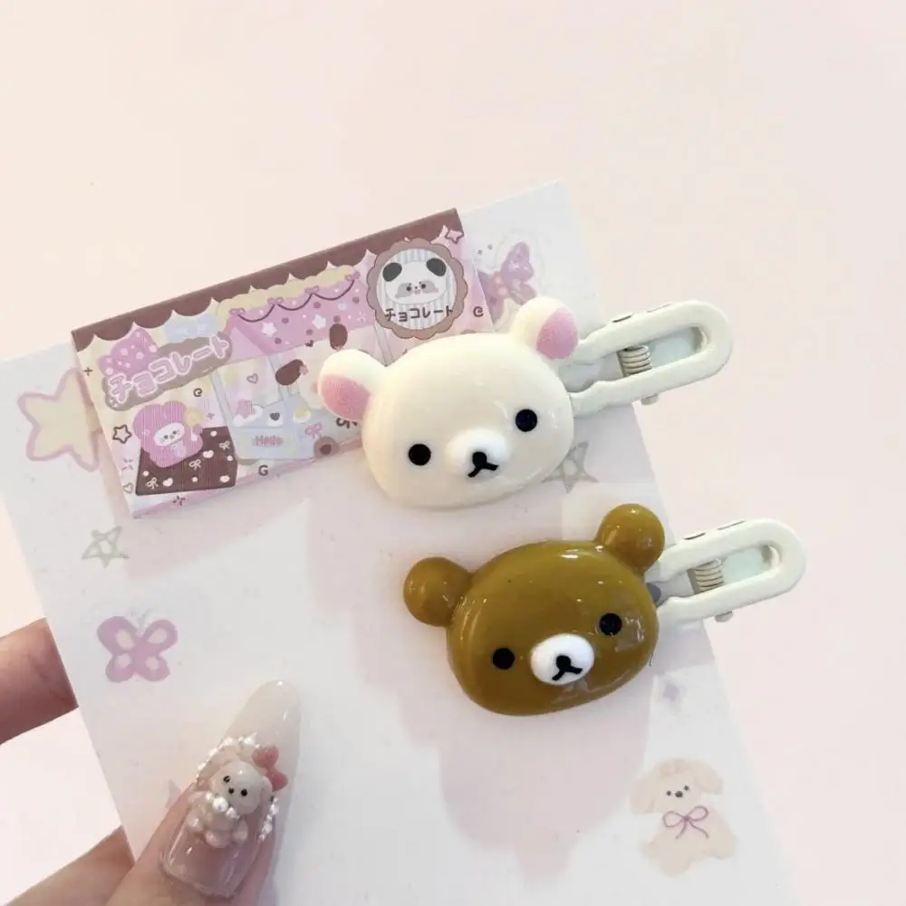 Rilakkuma пластиковый волнистый зажим в виде утконоса боковой студенческом стиле
