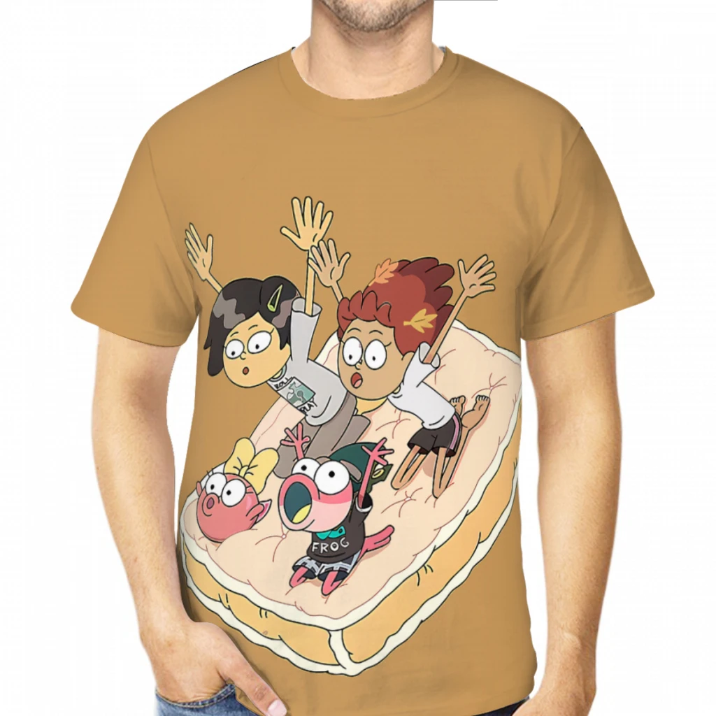 

Мужские ретро-футболки AmphibiaAnne Marcy из полиэстера, с круглым вырезом и 3D-принтом, в стиле Харадзюку