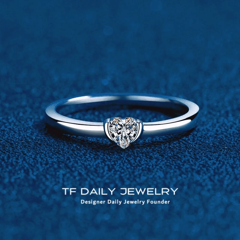 Красивое обручальное кольцо из белого золота 18 карат для женщин 0 3 карата