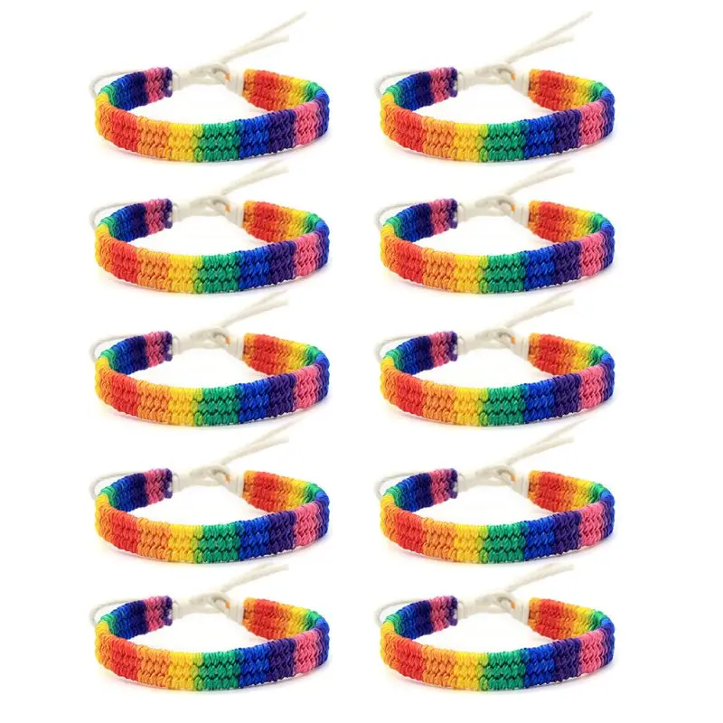 10 шт. плетеные веревки ручной работы для геев и лесбиянок регулируемый размер