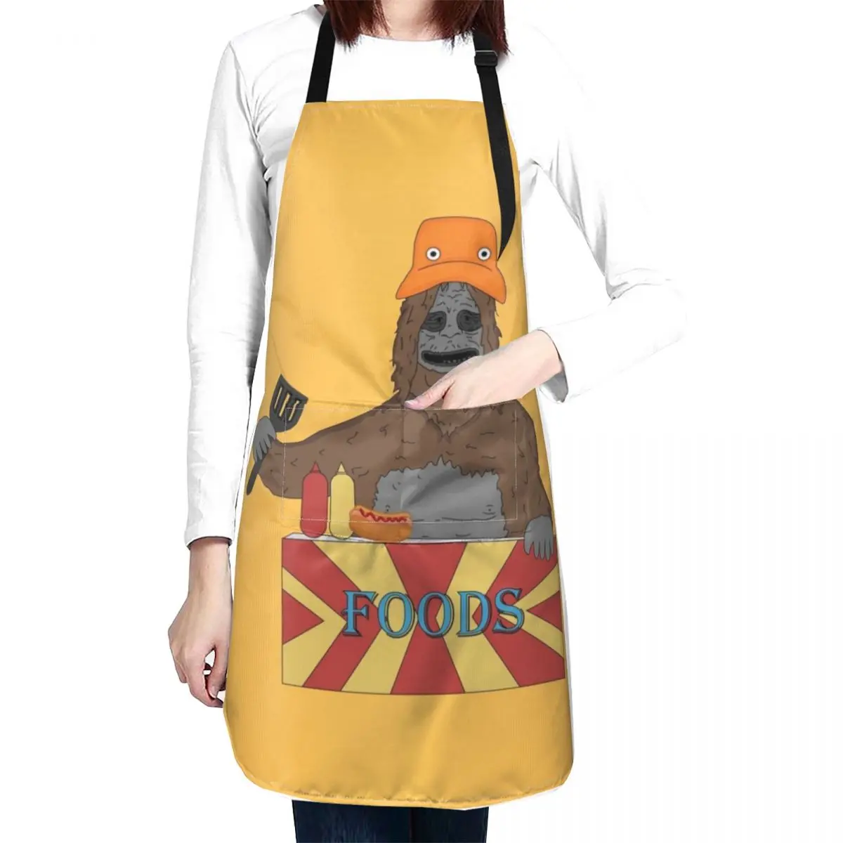 Большой лес шоу приготовление хот-догов продукты сэндвич грузовик забавная