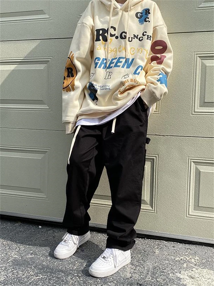 

Y2k Hip HopCargo Pants Women Retro Harajuku Vintage Fashion Oversized Loose Baggy Wide Leg Streetwear Grunge Trousers Female