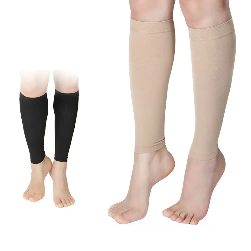 

1Pair Medical Secondary Compression Socks Elastic Leg Calf Sleeve Socks Varicose Veins Treat Pressure Stockings Leg Warmers S-XL