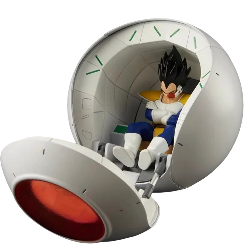 In Stock Original Bandai Model Figure-Bhr Dragon Ball Vegeta Space Capsule Spaceship Assembled Action Figure Collection Gift