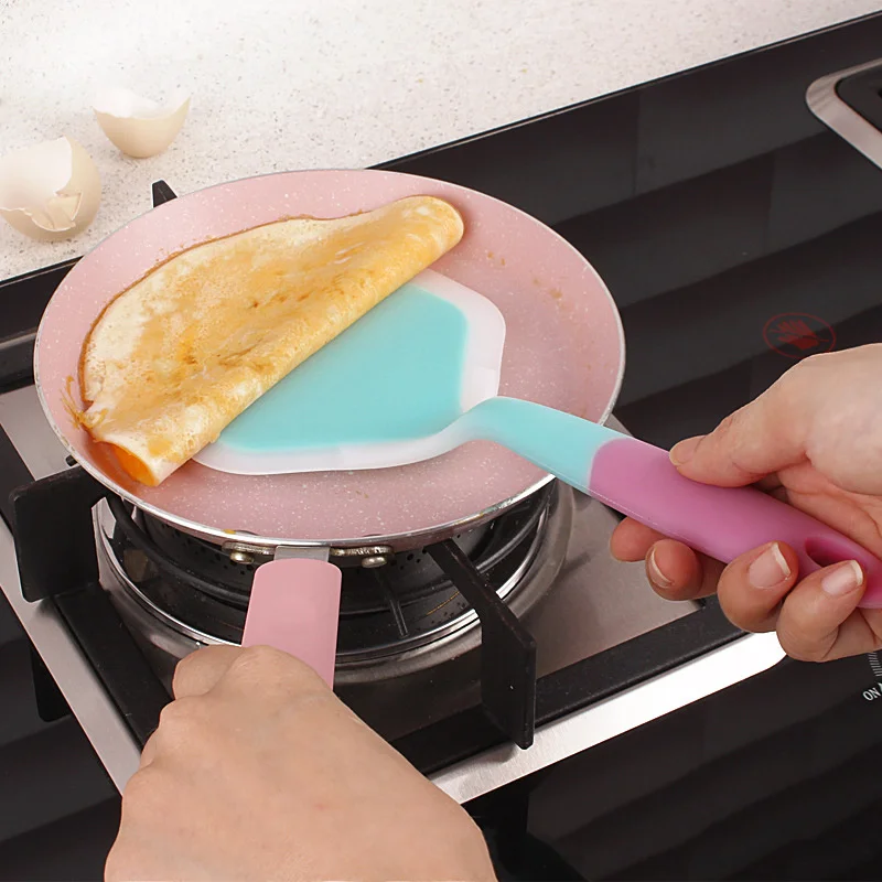 Силиконовая кухонная посуда утварь лопаточка говядина мясо яйцо кухонный