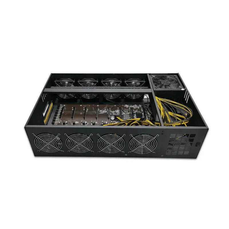 

B75 65mm Spacing 8GPU Computer case Frame 8 GPU Computer Server chassis