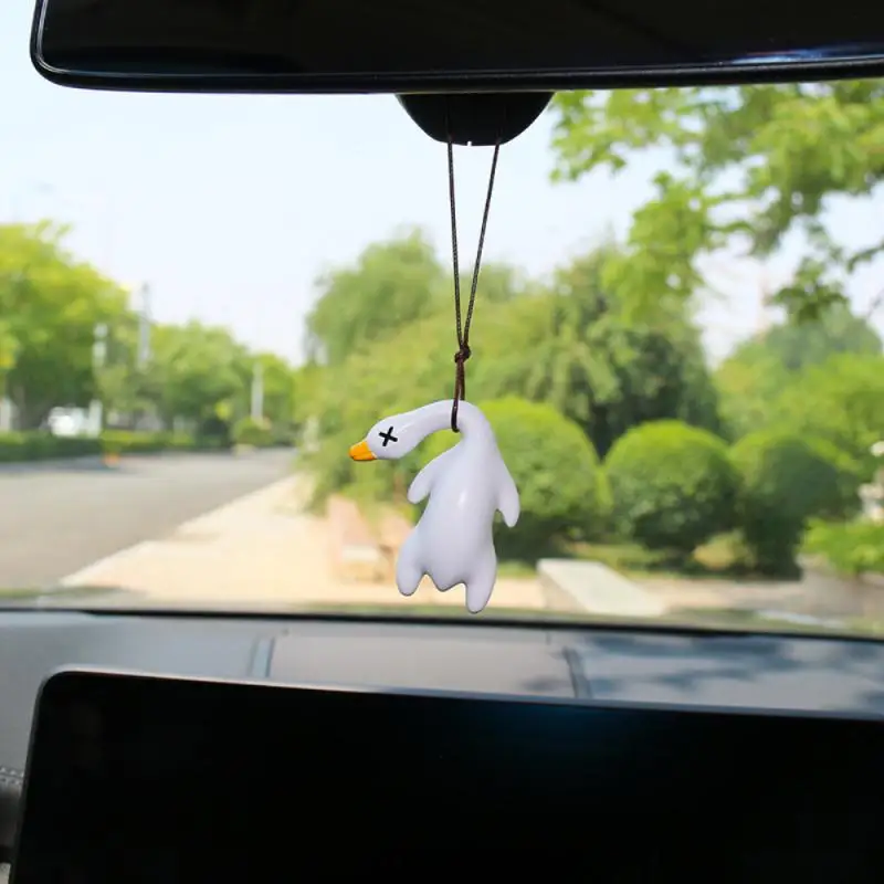 

Car Swing Duck Non-toxic Creative Durable Cute Universal Car Accessories Car Pendant Fine Workmanship Portable