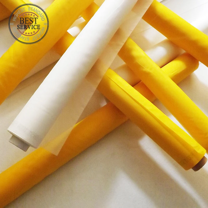 

Free Shipping! High Quality 54T 64um 165cm Wide Monofilament Polyester Printing Mesh Bolting Cloth With White Yellow Color 50M