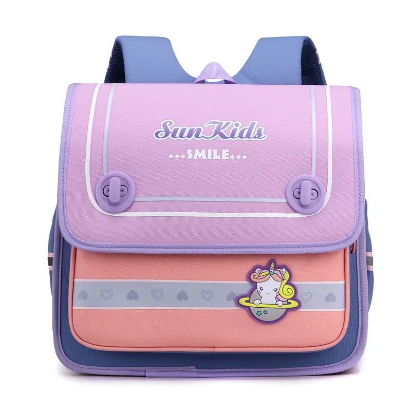 New Grade 1-3 Children Primary Unicorn Dinosaur Backpacks In Kindergarten Boy Girl Schoolbags Horizontal Large Capacity Backpack