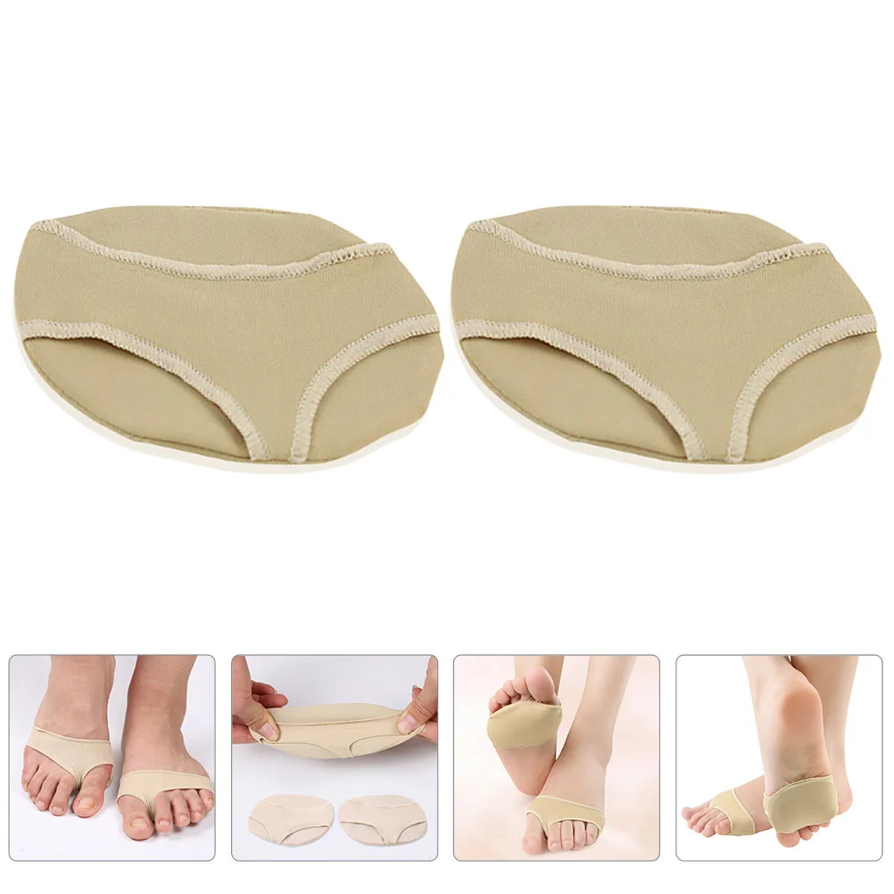 

2 Pcs Hallux Valgus Sleeve Thumb Splint Big Toe Spacer Protector Forefoot Pads Insole Lycra Half Insoles Metatarsal Sleeves Miss